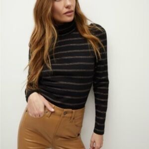 Veronica Beard Black Turtleneck Sweater